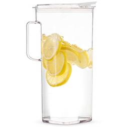 Komax Clear Large Tritan Pitcher with Lid | 77 Oz - 2.4 Quar