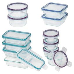 24 piece glass food storage set